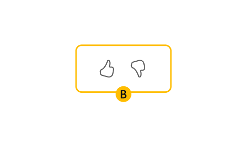 Feedback buttons